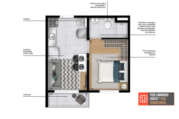 Apartamento à venda com 1 quarto no Brás, São Paulo — foto 7